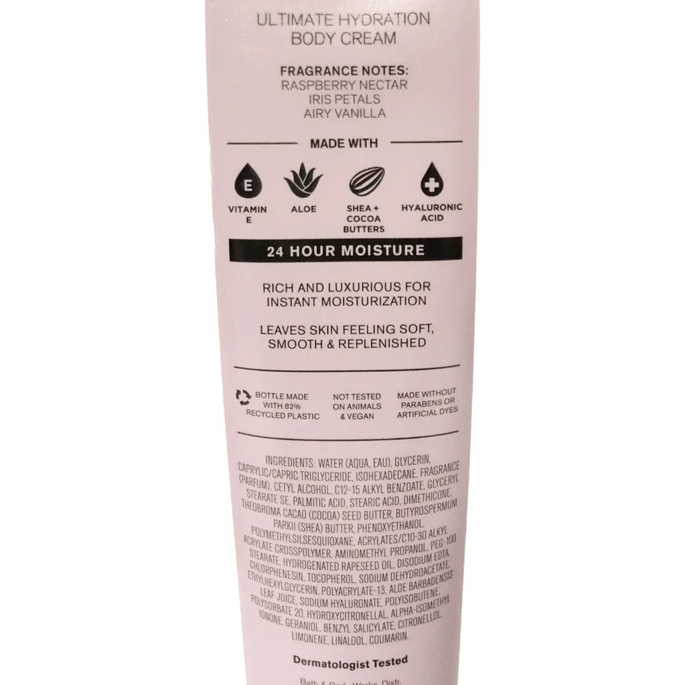 Bath & Body Works Butterfly Body Cream & Shea Butter Cleansing Bar Soap Set